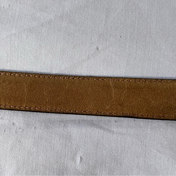 Harley Davidson Brown leather belt size 36 #98475-95V On Split Cowhide USA - Picture 6 of 9